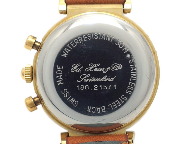 タグホイヤー エドワードホイヤー 125周年記念 復刻版 188.215/1 手巻 OH済 USED　