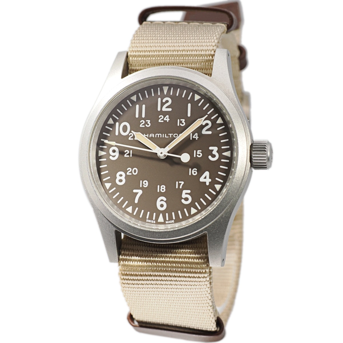 ハミルトン カーキ H69429901 38mm ブラウン文字盤 Cal.2801-2 手巻き 2021年購入 USED Hamilton