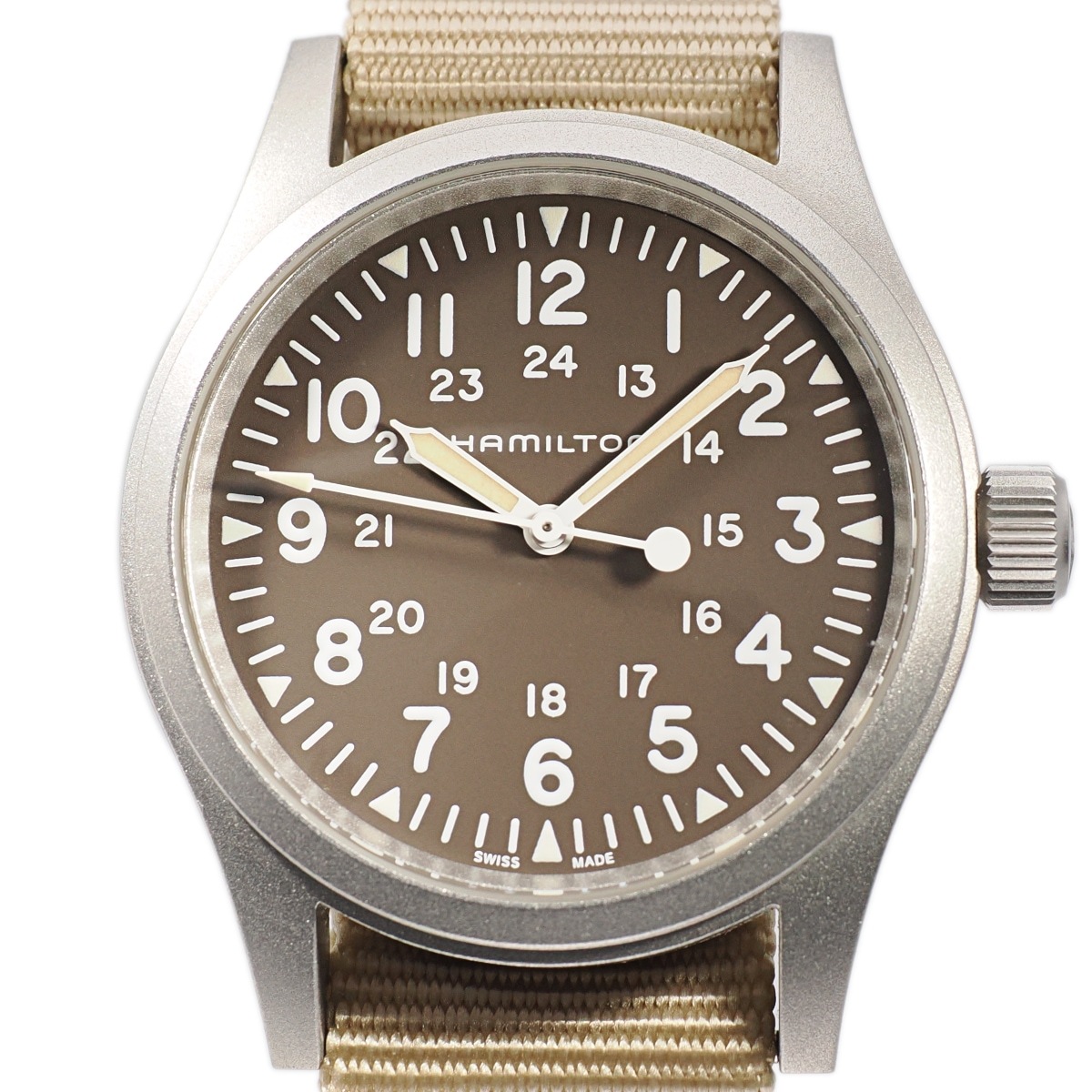 ハミルトン カーキ H69429901 38mm ブラウン文字盤 Cal.2801-2 手巻き 2021年購入 USED Hamilton