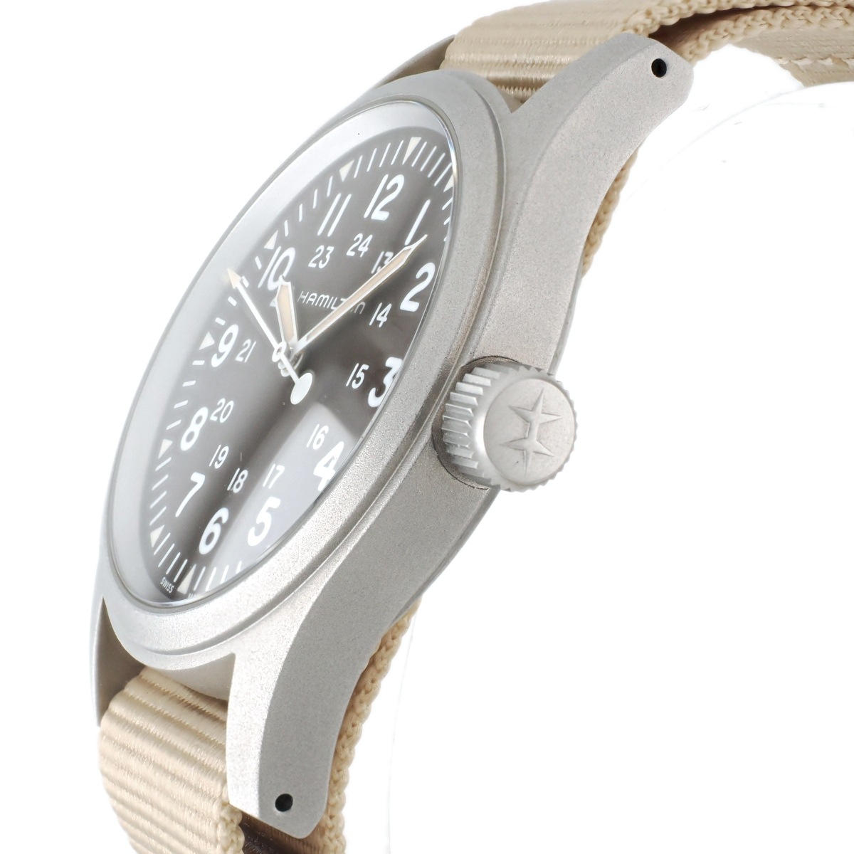ハミルトン カーキ H69429901 38mm ブラウン文字盤 Cal.2801-2 手巻き 2021年購入 USED Hamilton
