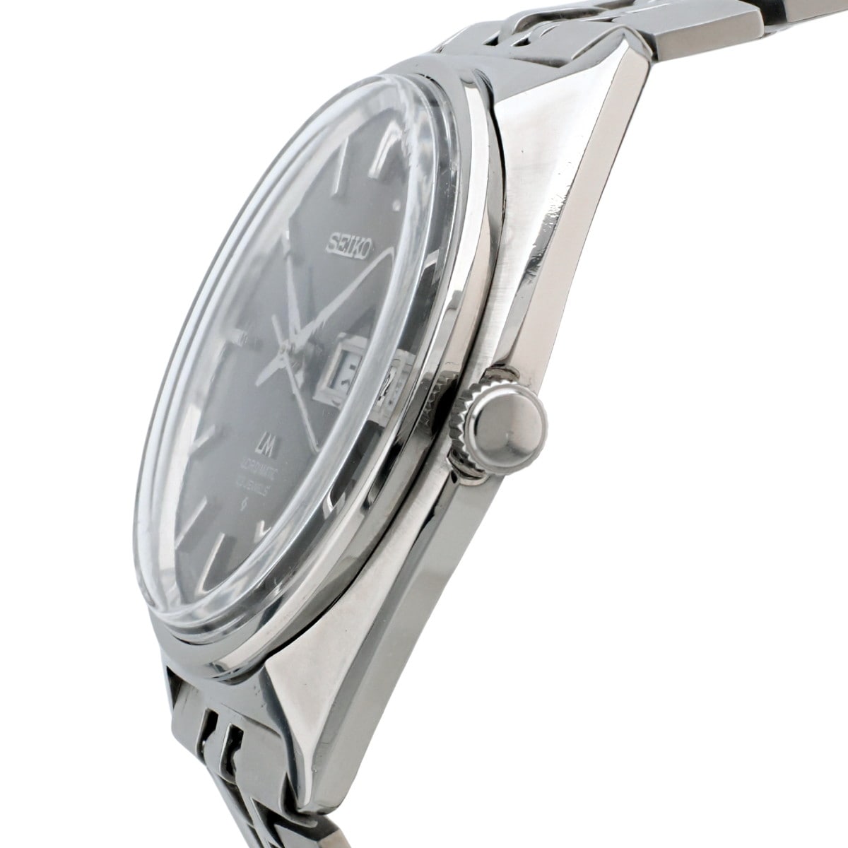 セイコー ロードマチック 5606-7000 グレー文字盤 純正ブレスレット