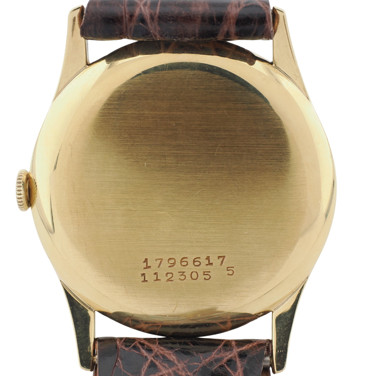 ユニバーサルジュネーブ K18YG（イエローゴールド）飛びアラビア Ref.112305-5 Cal.1200 OH済 1955年頃