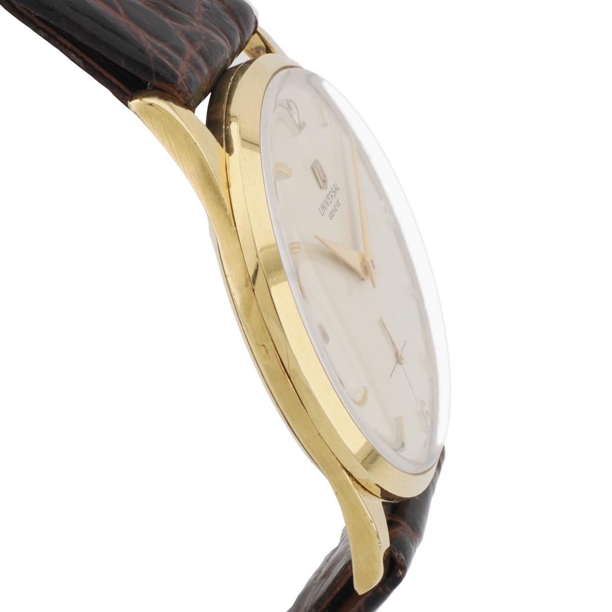 ユニバーサルジュネーブ K18YG（イエローゴールド）飛びアラビア Ref.112305-5 Cal.1200 OH済 1955年頃