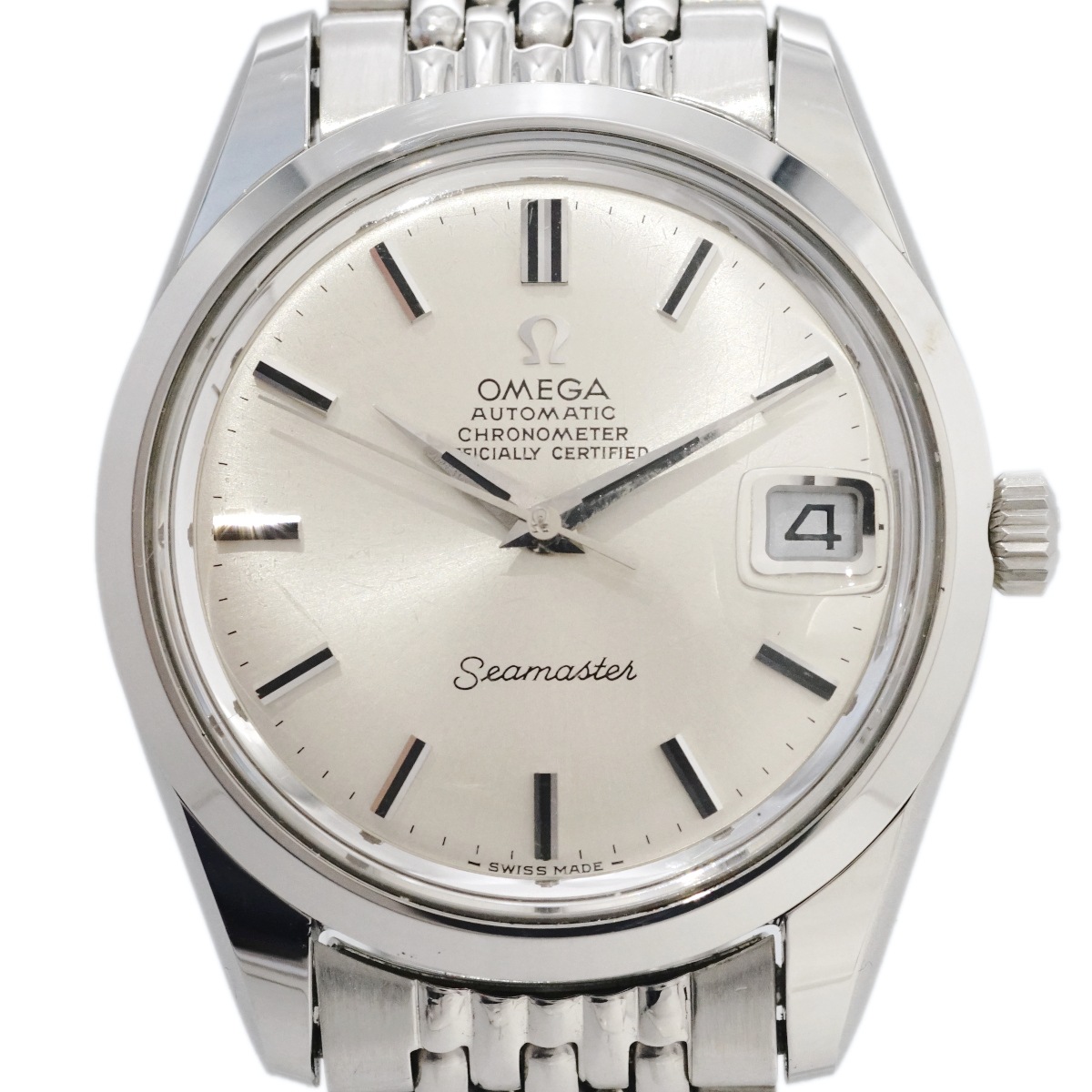 オメガ シーマスター クロノメーター 168.024 純正ブレス Cal.564 自動巻 OH済 1970年製