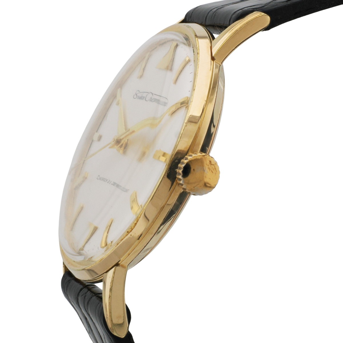 セイコー クラウン J14071E 金メッキ Cal.560 21石 手巻 OH済 昭和37年/1962年製 Seiko Crown