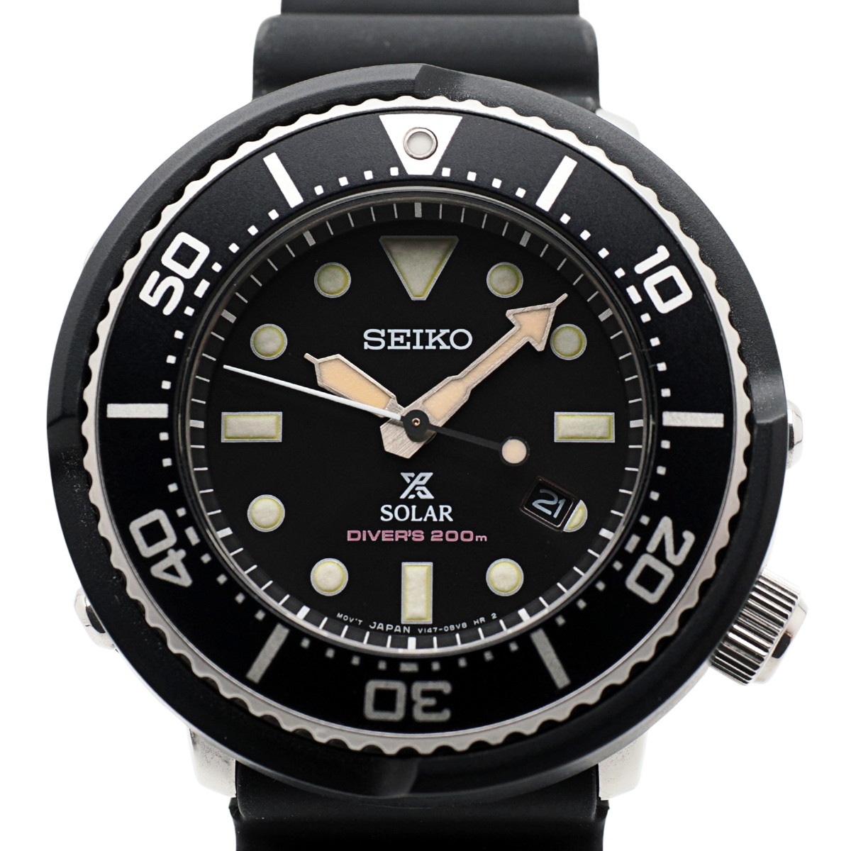 セイコー プロスペックス ダイバースキューバ SBDN043 V147-0BG0 ソーラー 2017年 USED Seiko