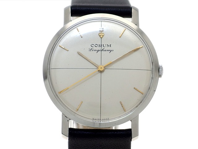 コルム ロングチャンプ 5111620A ETA2390 17石手巻 OH済 USED　