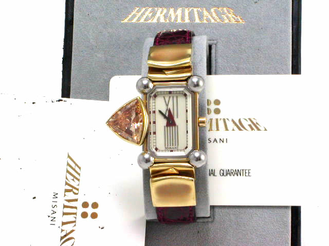 ミザーニ エルミタージュ H1300-2413 サファイア 18KYG/SS クオーツ USED