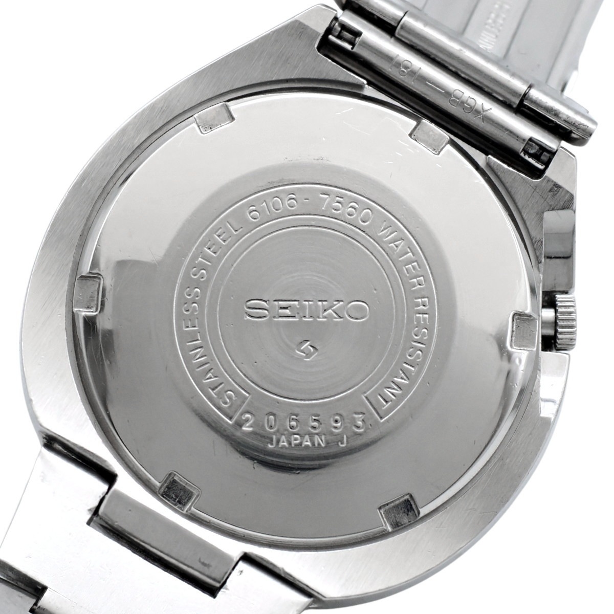 希少1972年製アンティーク【セイコー】アドバン 上下非対称ケース 純正ブレス セイコー アドバン 6106-7560 上下非対称ケース 純正ブレス 自動