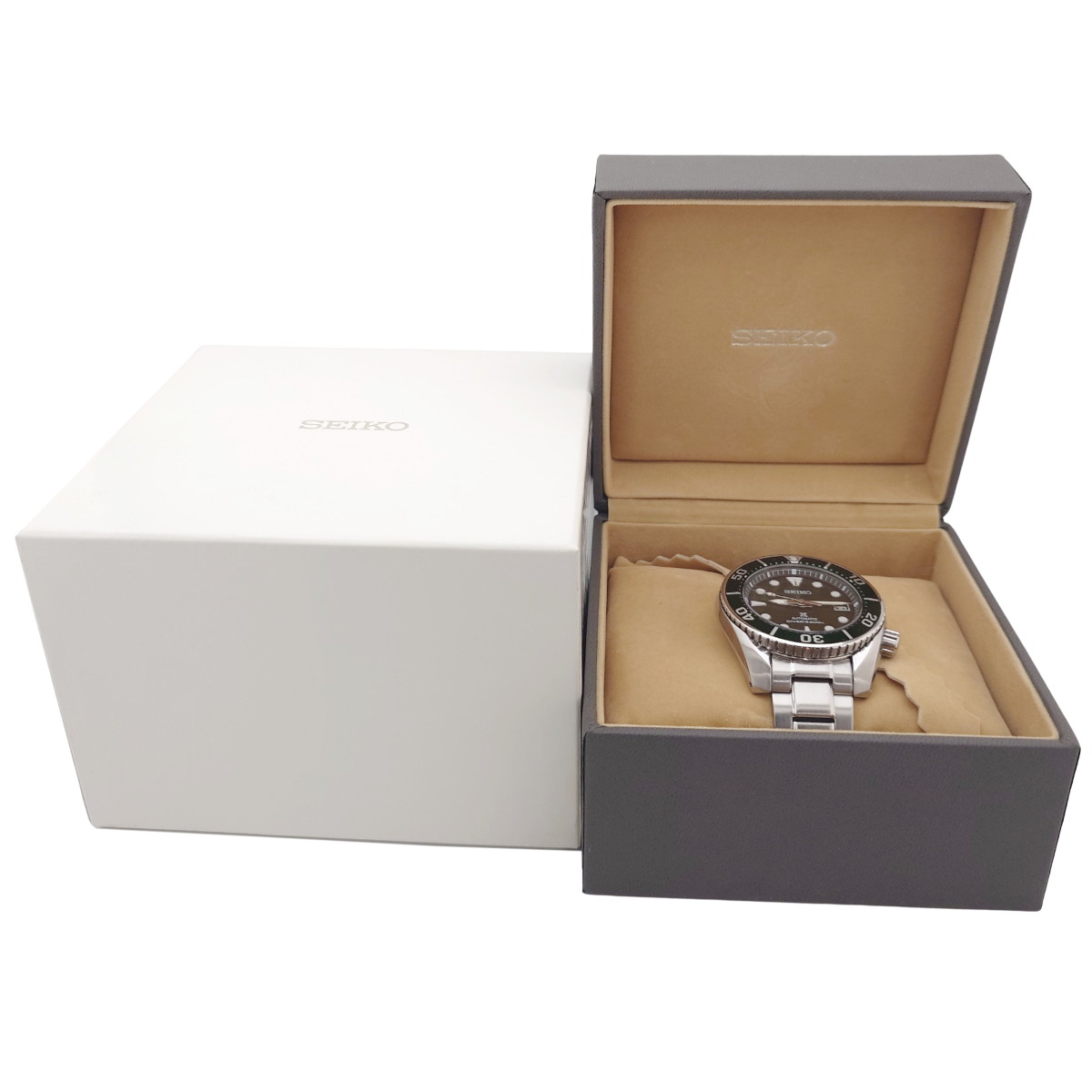 セイコー プロスペックス ダイバースキューバ 200m グリーン文字盤 SBDC081 6R35-00A0 自動巻 2019年製 USED Seiko