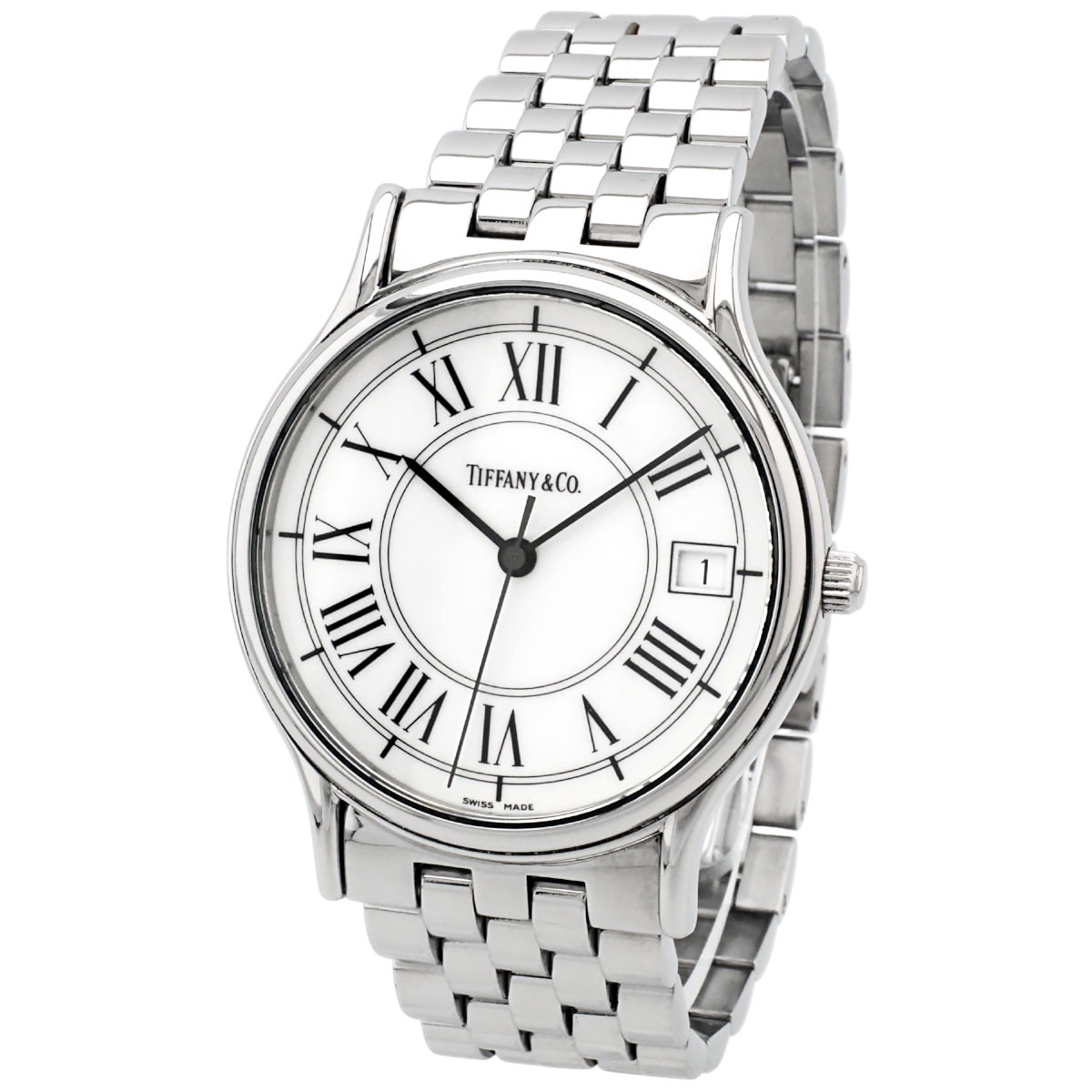 ティファニー クラシック ラウンド ボーイズ クオーツ 1990年代 USED