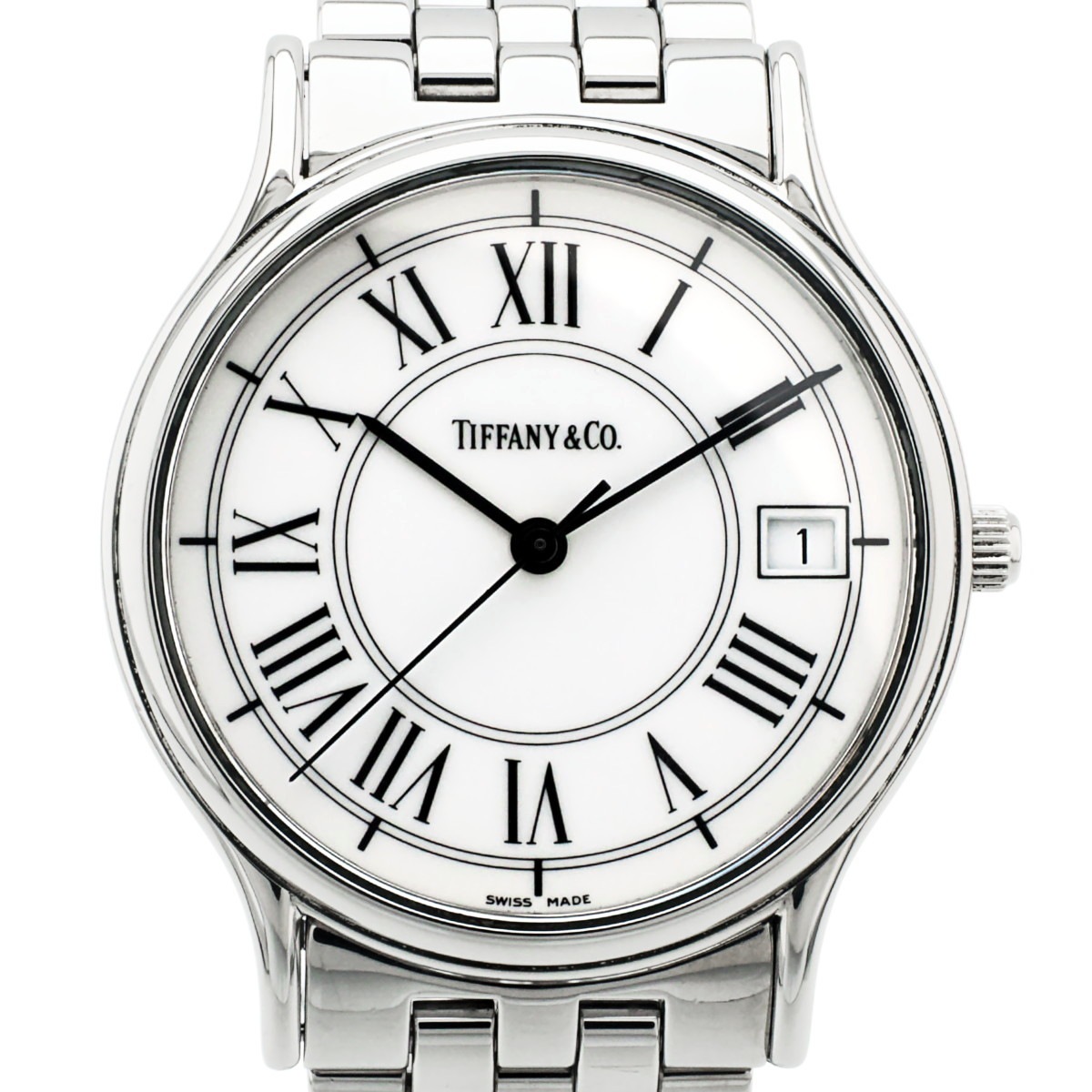 ティファニー クラシック ラウンド ボーイズ クオーツ 1990年代 USED