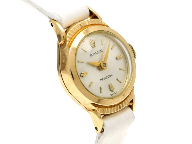 ★稼働品★ ロレックス プレシジョン 9285 18K 手巻き レディース ROLEX - ☆稼働品☆ ロレックス プレシジョン 9285 18K 手巻き