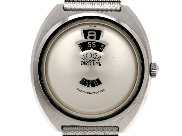 ホガ Directime 機械式デジタル ジャンピングアワー 手巻 OH済 1960年代