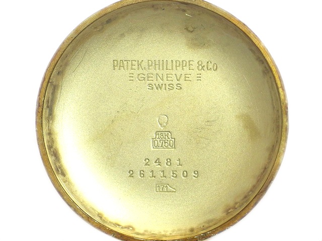 パテックフィリップ カラトラバ Ref.2481 18KYG Cal.27SC 手巻 OH済 1961年製 Patek Philippe