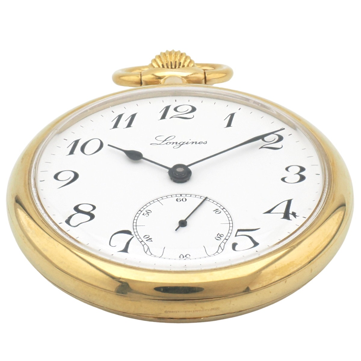 ロンジン ヘリテージコレクション 懐中時計 オープンフェイス 金メッキ 8016 1 506 Cal.L506.2 手巻 OH済 2007年頃発売 USED Longines
