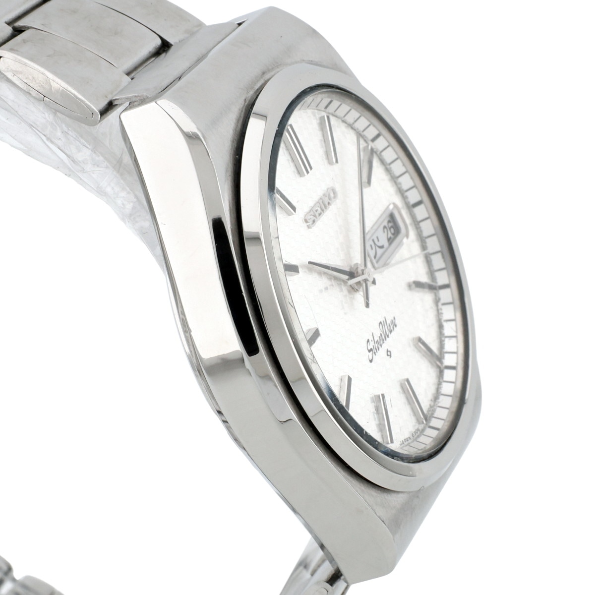 【電池交換済】 SEIKO セイコー ヴィンテージ 6306-8010 腕時計 セイコー シルバーウェーブ 6306-8010 千鳥格子文字盤 純正