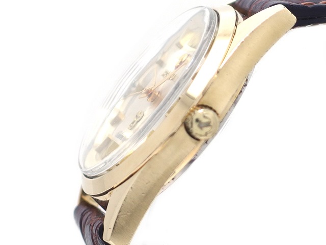 (wky)ラドー 時計 623.3001.2 オーバーホール前提 ラドー ゴールデンホース 復刻版 623.3001.2 GP 25石自動巻 OH済 USED Rado