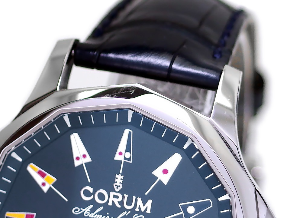 ★箱付き【CORUM】コルム アドミラル レジェンド42 デイト 01.0090 自動巻き メンズ_737362