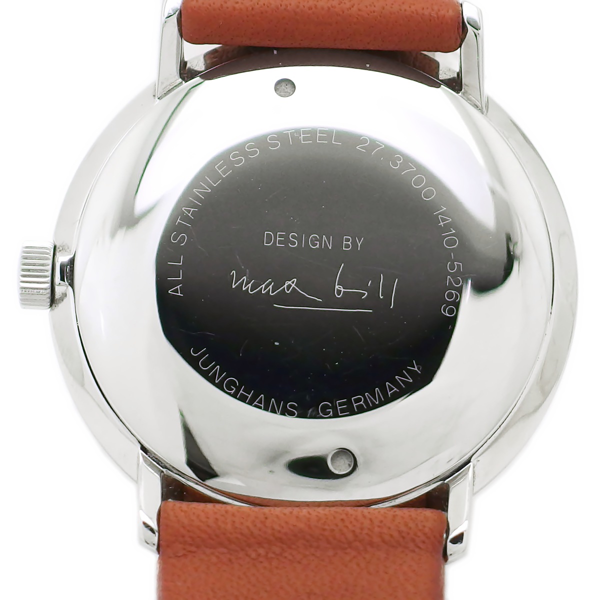 ユンハンス マックスビル デザイン 27.3700 34mm ステンレス