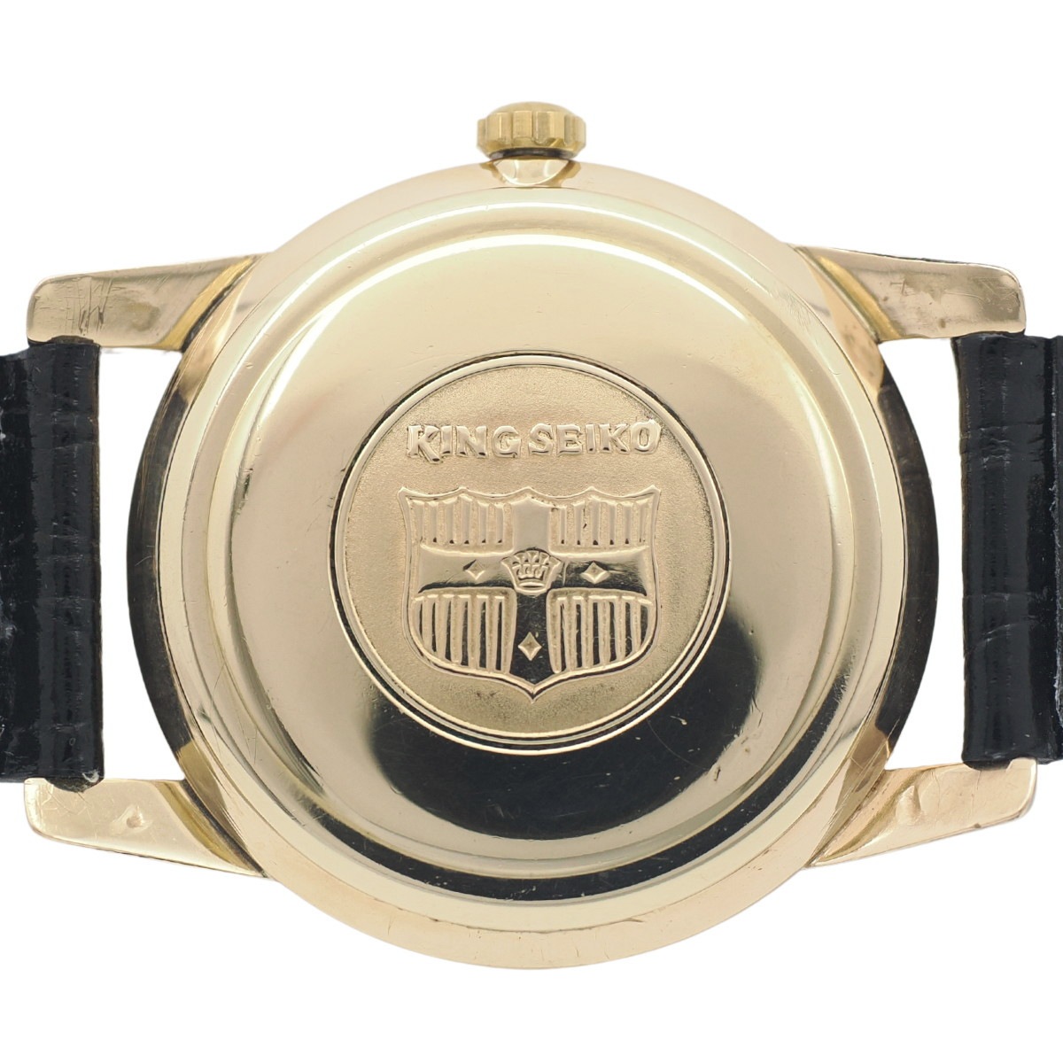 タ*ー様 SEIKO KING SEIKO 手巻き時計 盾メダリオン　不動品 キングセイコー セカンドモデル 44-2000 金張り 盾メダリオン 手巻 OH