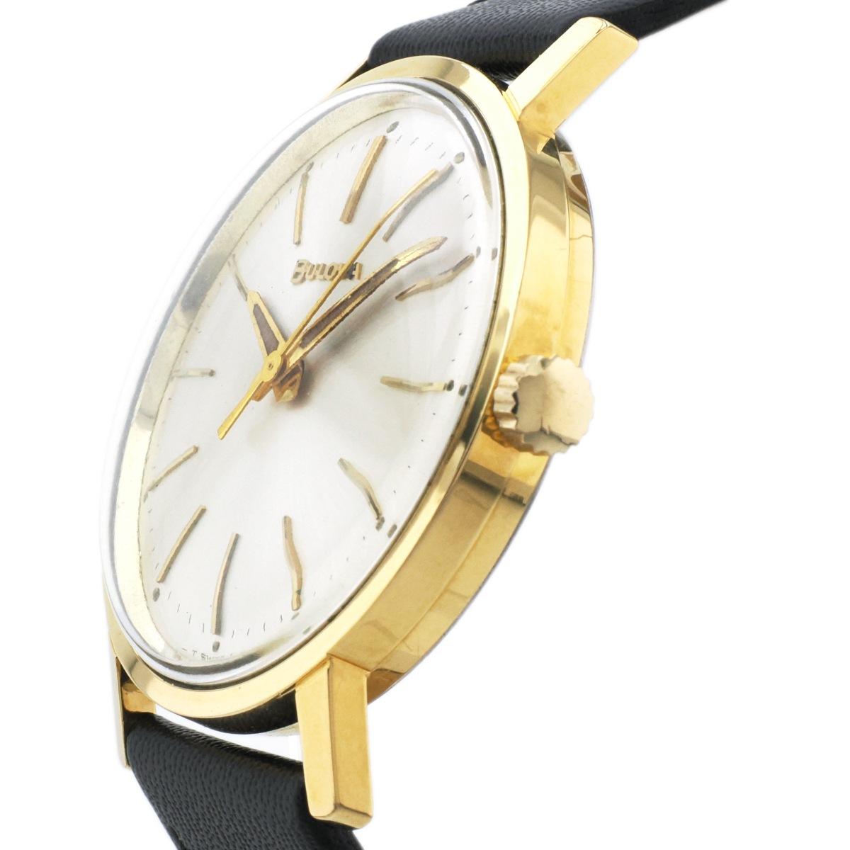 ブローバ 485-1 金メッキケース センターセコンド Cal.11ALC 17石 手巻 OH済 M8 1968年製 BULOVA