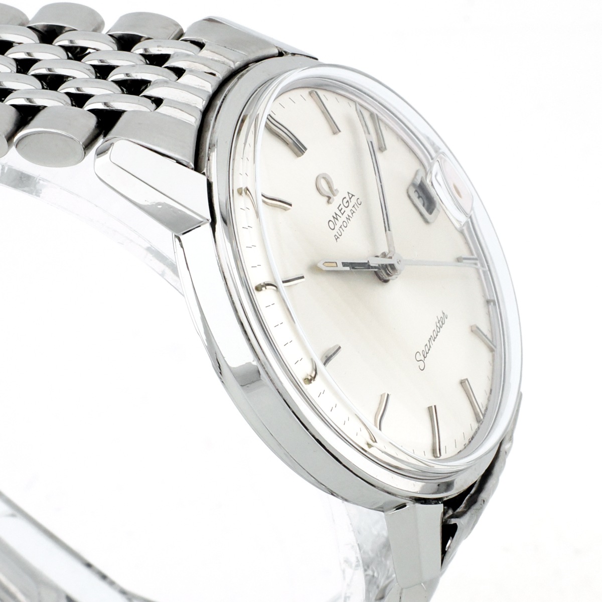 オメガ シーマスター デイト Ref.166.037 SP 純正ブレスレット Cal.565 自動巻 OH済 1968年製