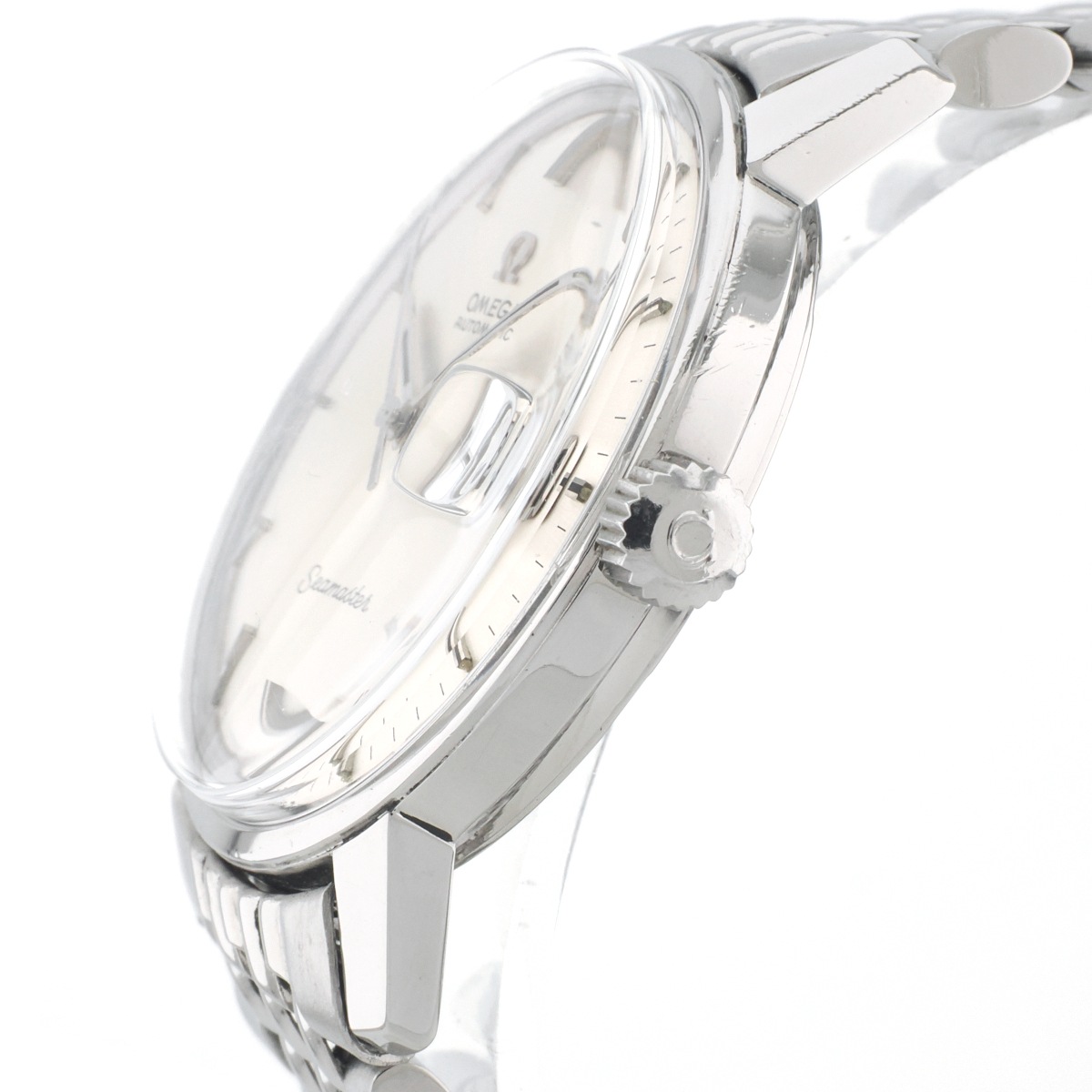 オメガ シーマスター デイト Ref.166.037 SP 純正ブレスレット Cal.565 自動巻 OH済 1968年製