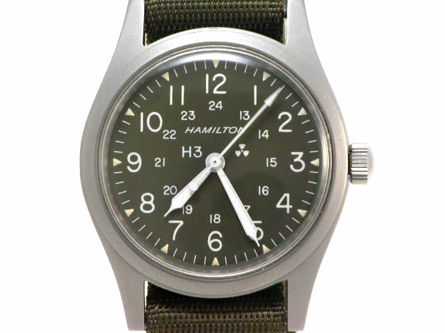 ハミルトン アメリカ軍 ミリタリーウオッチ レプリカ 手巻 USED Hamilton