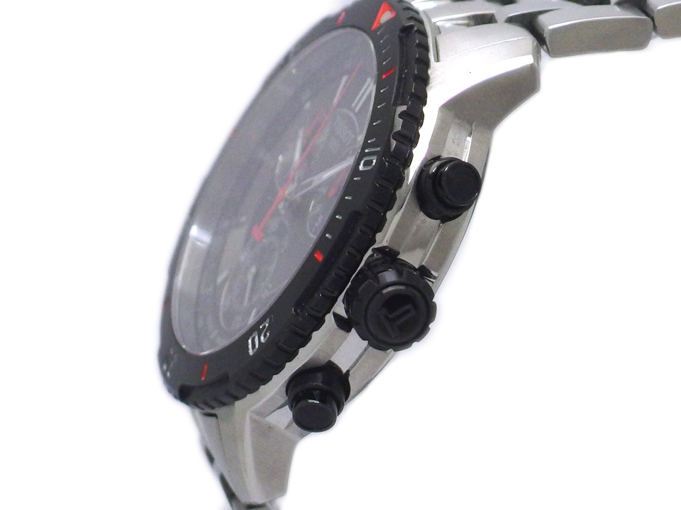 Tissot Men's PRS 200 Black クロノグラフ クォーツ