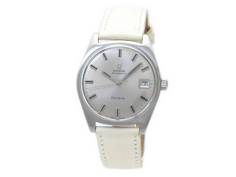 オメガ ジュネーブ 166.041 グレー文字盤 Cal.565 自動巻 OH済