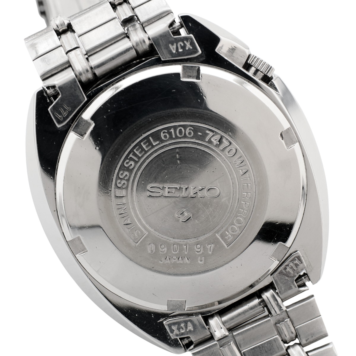 セイコー 5アクタス 6106-7470 ブルー文字盤 23石 自動巻 OH済 昭和45年/1970年製