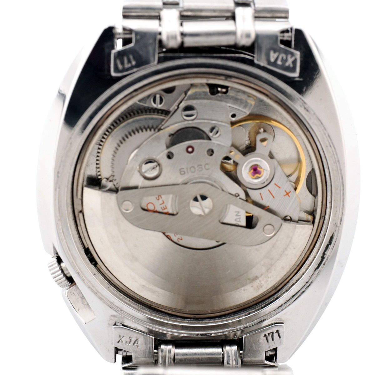 セイコー 5アクタス 6106-7470 ブルー文字盤 23石 自動巻 OH済 昭和45