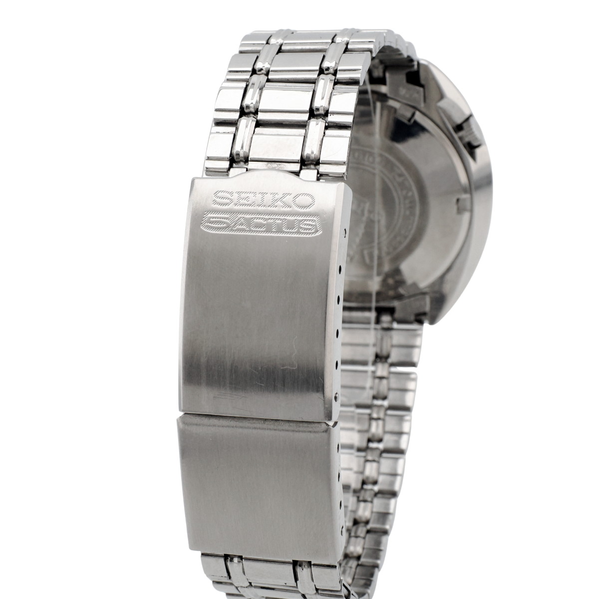 セイコー 5アクタス 6106-7470 ブルー文字盤 23石 自動巻 OH済 昭和45