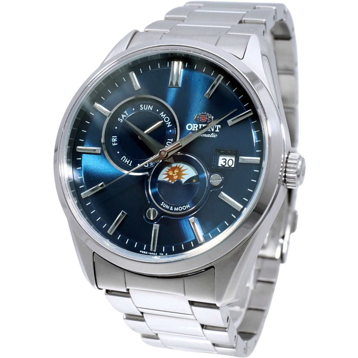 オリエント サン&ムーン RN-AK0303L F6B2-UAC0 Cal.F6B24 自動巻 2024年購入 USED ORIENT
