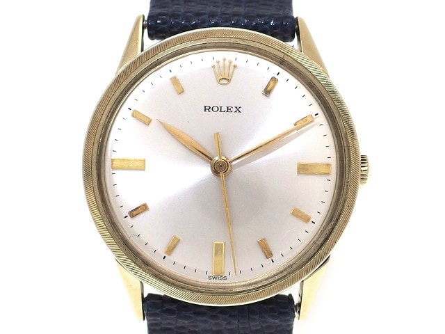 ロレックス 14金無垢 Cal.1210 17石手巻 OH済 1950年代製 Rolex