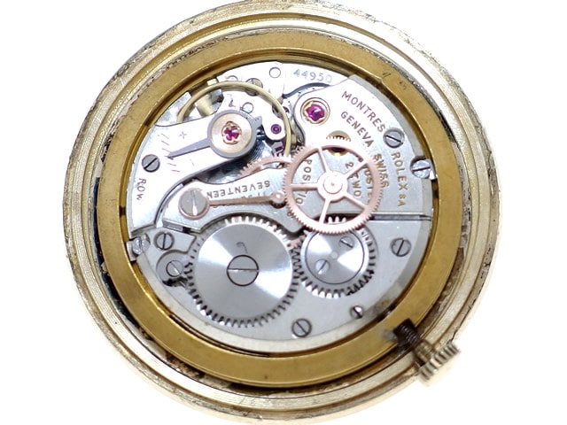 ロレックス 14金無垢 Cal.1210 17石手巻 OH済 1950年代製