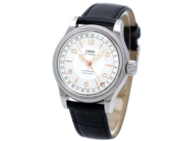 オリス ORIS 7543 ポインターデイト 自動巻き ORIS オリス 7543 ポインターデイト ビッククラウン 自動巻き