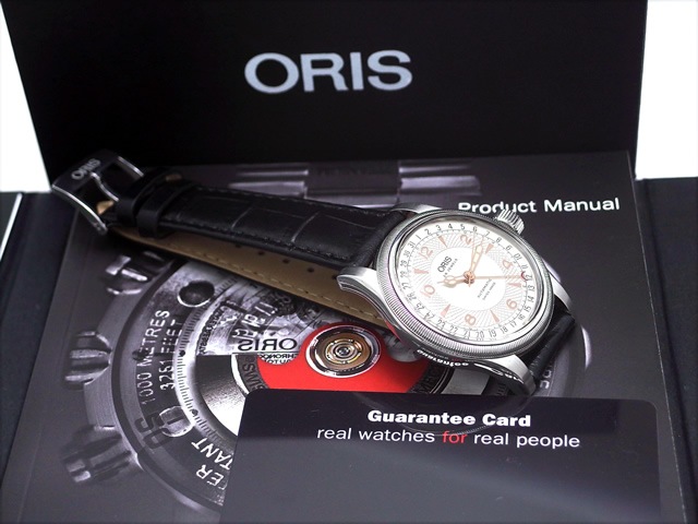 オリス ビッグクラウン ポインターデイト Ref.754 7543 40 61 F
