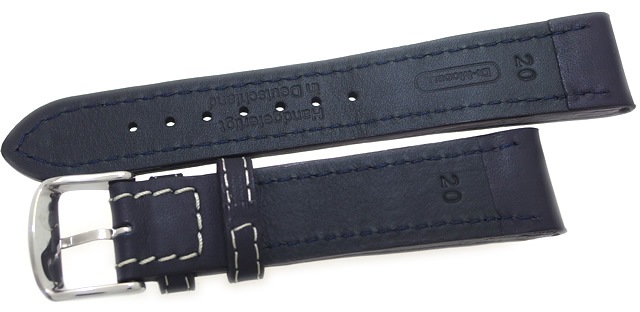 【ディモデル】 JUMBO（ジャンボ）ネイビー カーフ（牛革） 時計ベルト