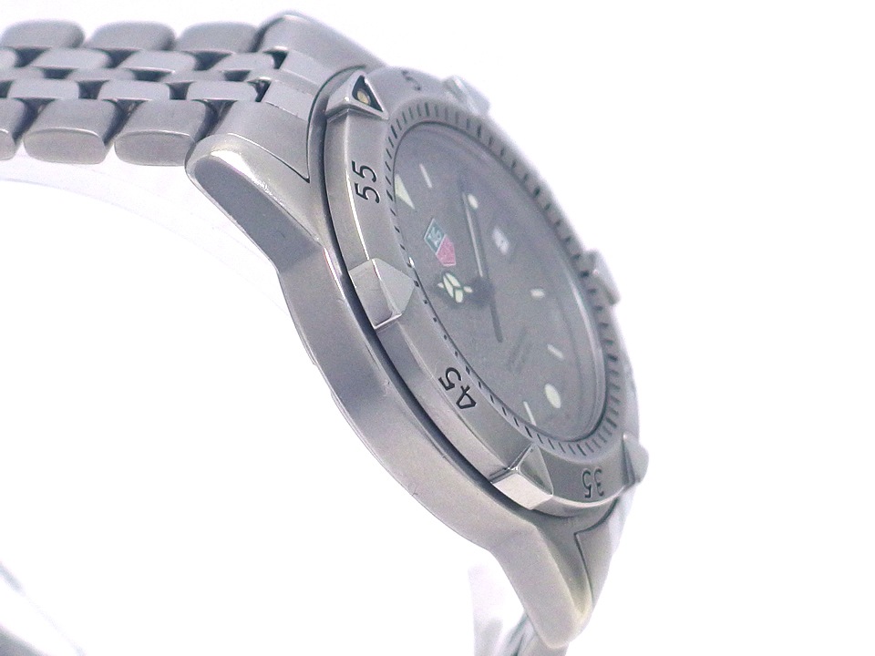 タグホイヤー プロフェッショナル 200m WD1211-K-20 グレー文字盤 クオーツ 1990年代 USED TAG Heuer