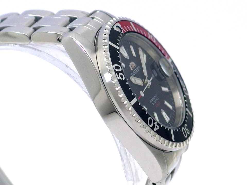 オリエント キングマスター WZ0241ER ブラック文字盤 黒赤ベゼル 自動巻 未使用品 ORIENT