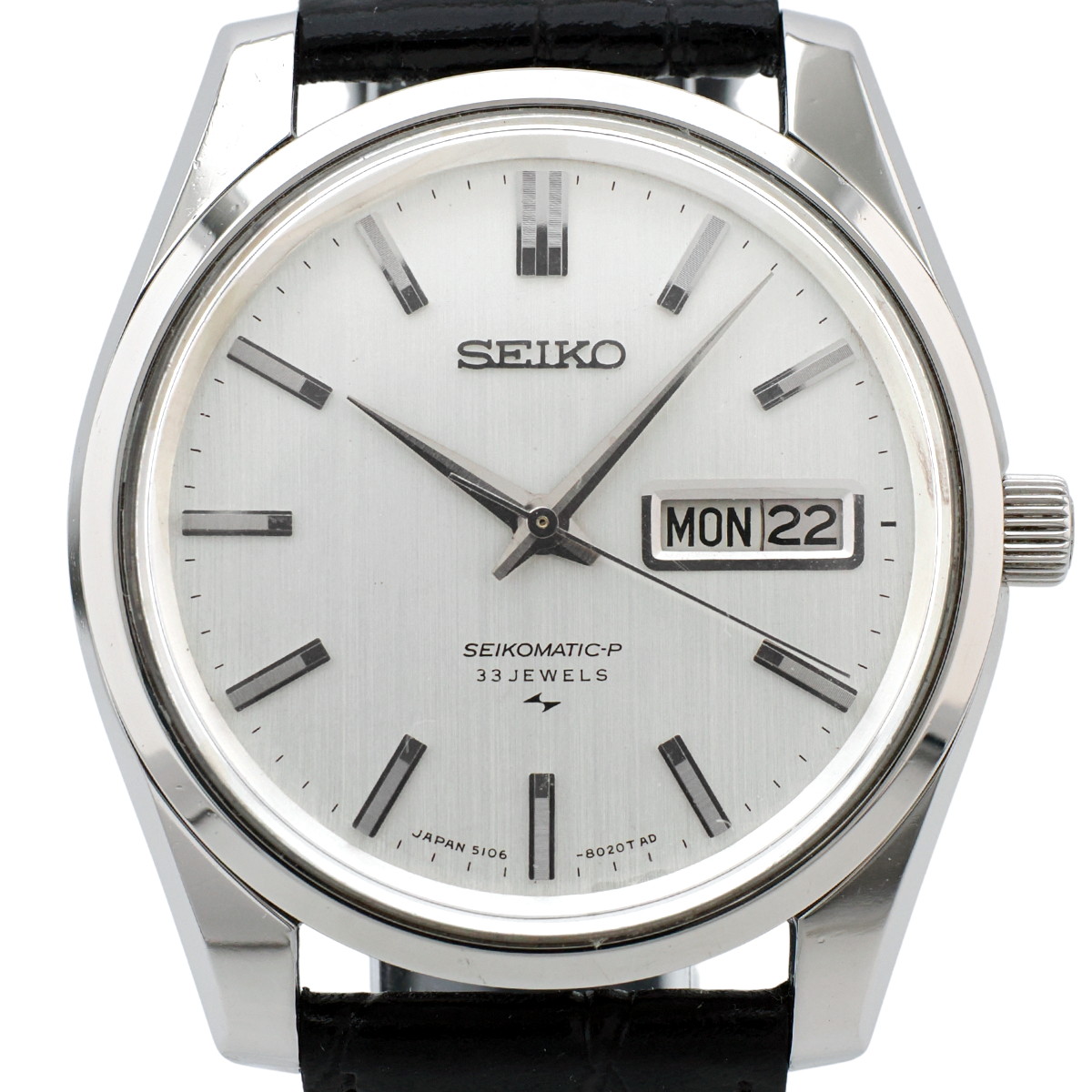 セイコー マチックP 5106-8010 デイデイト プッシュリューズ 33石 自動巻 OH済 昭和42年/1967年製