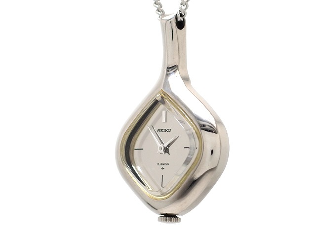 SEIKOセイコー　ペンダントウォッチ　クオーツ　未使用ヴィンテージ SEIKO セイコー 時計 ペンダントウォッチ - メルカリ