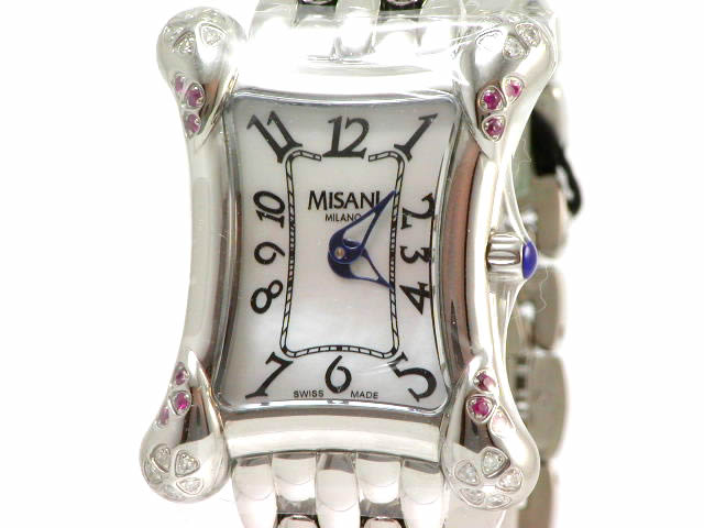 【稼働・入手困難・極美品】MISANI　ミザーニ　エルミタージュ　純正ベルト ミザーニ/エルミタージュ/クォーツ/腕時計の買取実績【ブラン