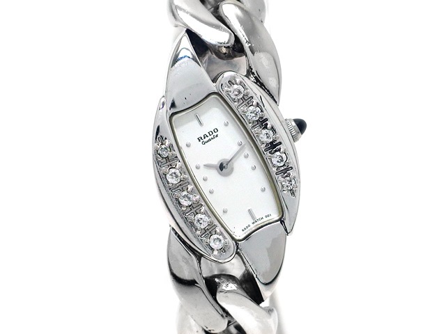 ラドー ブレスレット 10ダイヤ レディース クオーツ USED