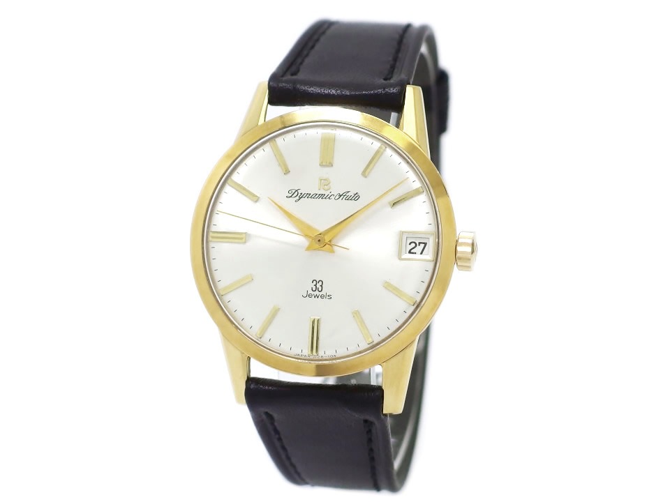 リコー　ダイナミック オート Ref.57106 金メッキケース 純正尾錠付き 自動巻 OH済 1960年代