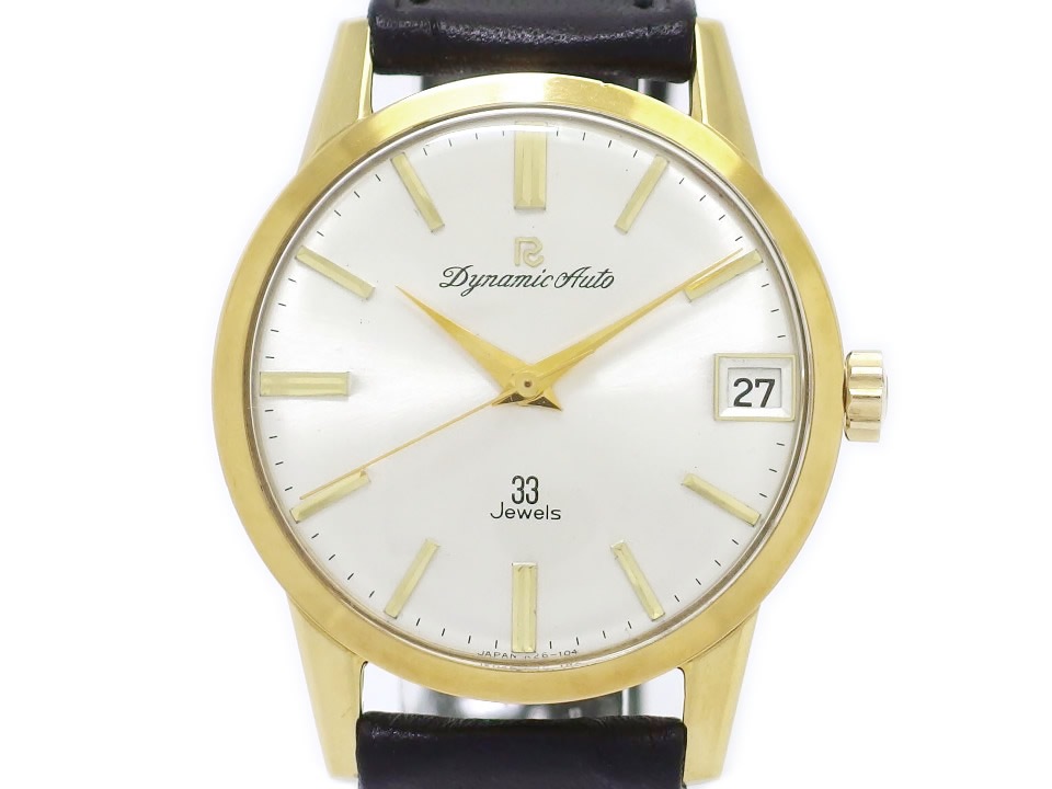 リコー　ダイナミック オート Ref.57106 金メッキケース 純正尾錠付き 自動巻 OH済 1960年代