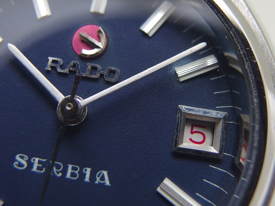 ラドー セルビア ブルー文字盤 Cal.2783 25石 自動巻 OH済 1970年代