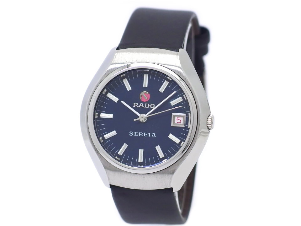 ラドー セルビア ブルー文字盤 Cal.2783 25石 自動巻 OH済 1970年代